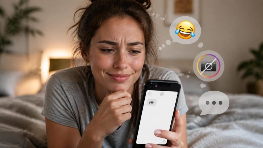 What Does NF Mean on Instagram? Common Meanings in DMs, Comments, and Captions