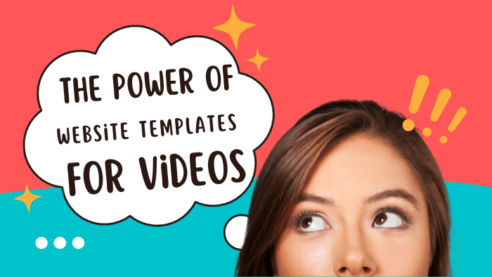 website templates for video