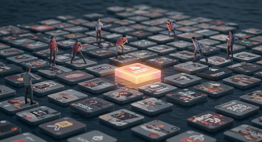 standing out in a sea of content