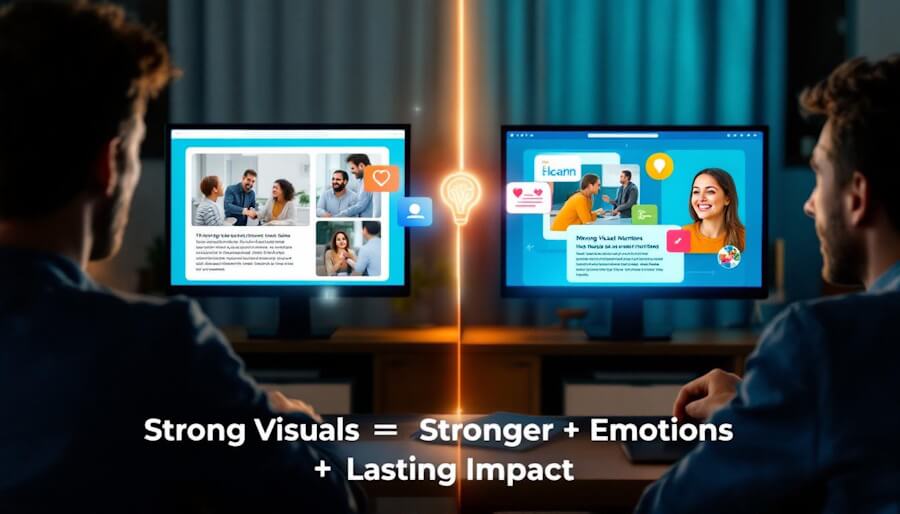 strong visuals activate emotions