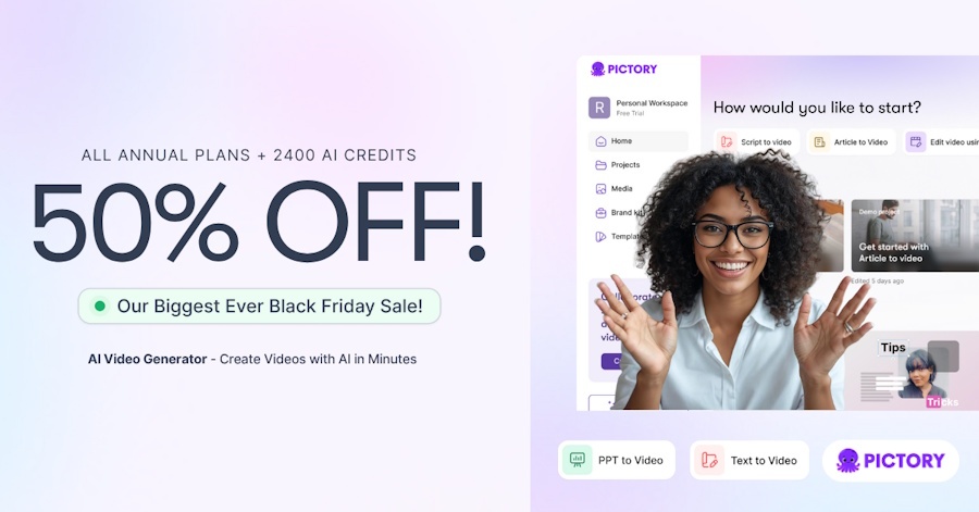 Pictory AI flashsale