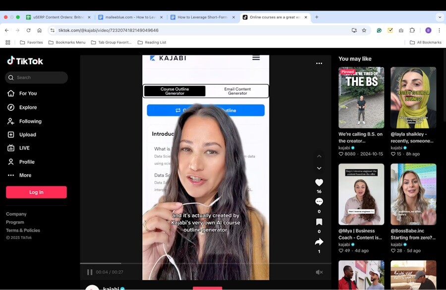 Kajabi Video boosts brand visibility