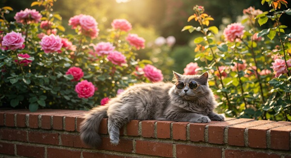 more decriptive cat with better AI prompt