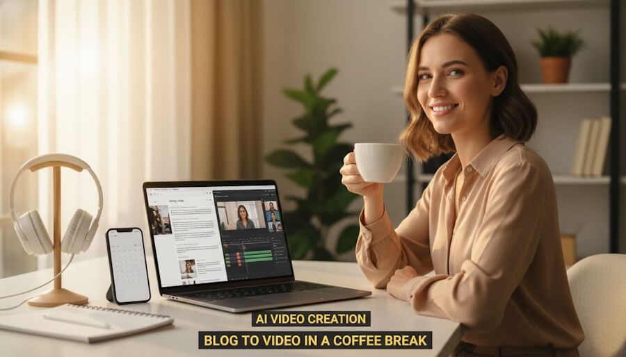 Turn Blog Posts into Short Videos with AI (Step-by-Step)
