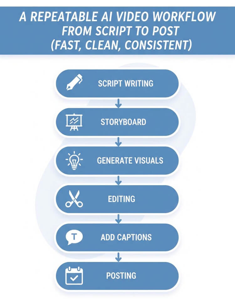 A repeatable AI video workflow