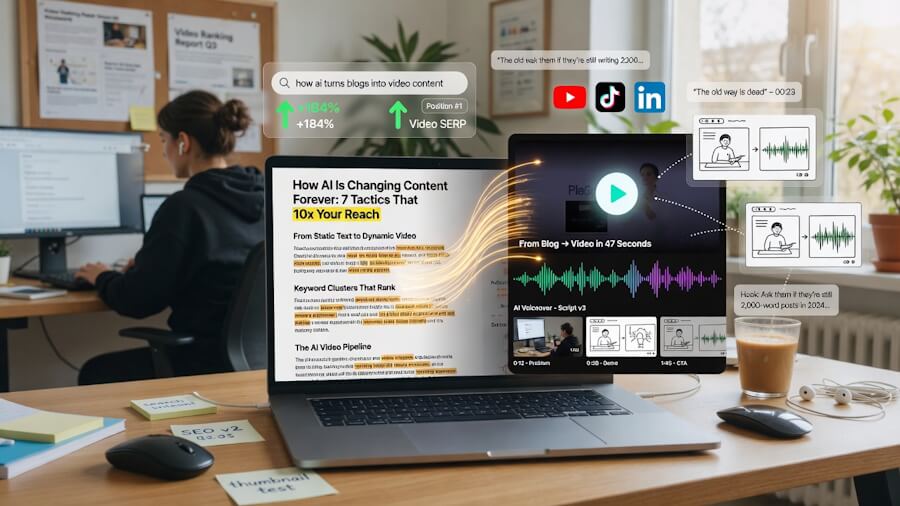 Blog to Video SEO: Turn Strong Posts Into Searchable AI Videos