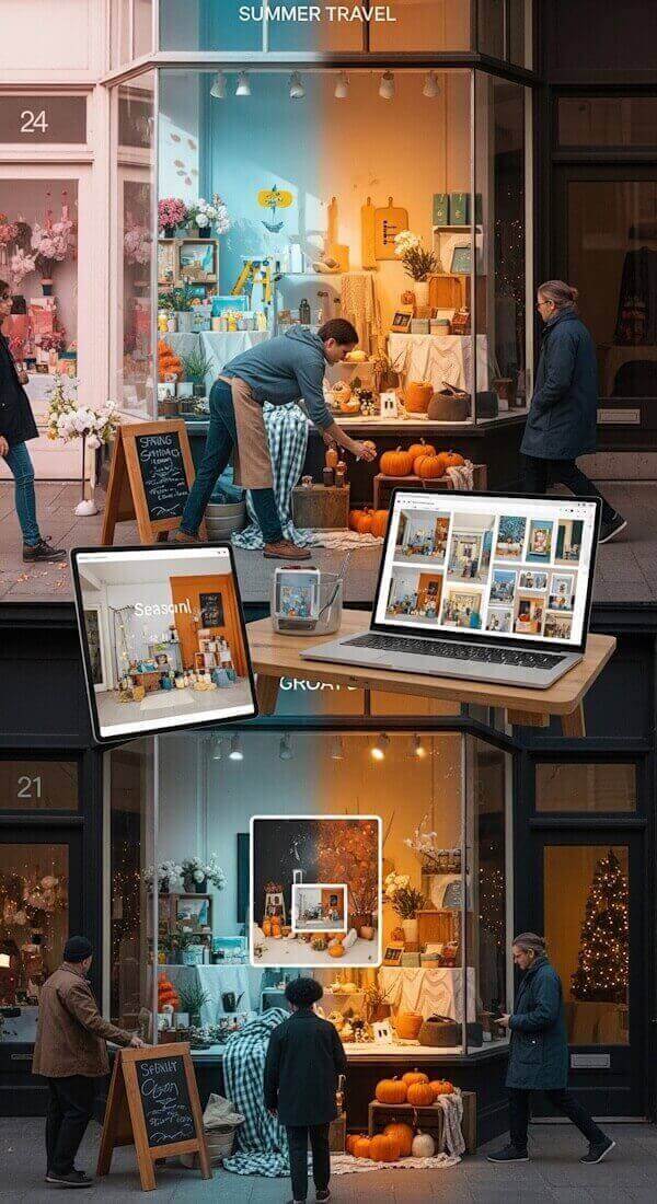 How Small Businesses Can Win with Visual Seasonal Marketing Through Authentic Design