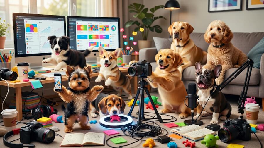 What Puppies Would Do If They Tried to Keep Up With Social Media