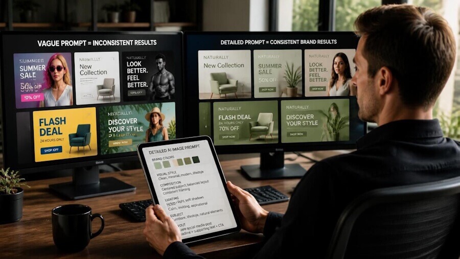 AI Image Prompts for Brand-Ready Social Graphics