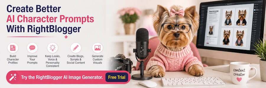 Create Better AI Character Prompts With RightBlogger