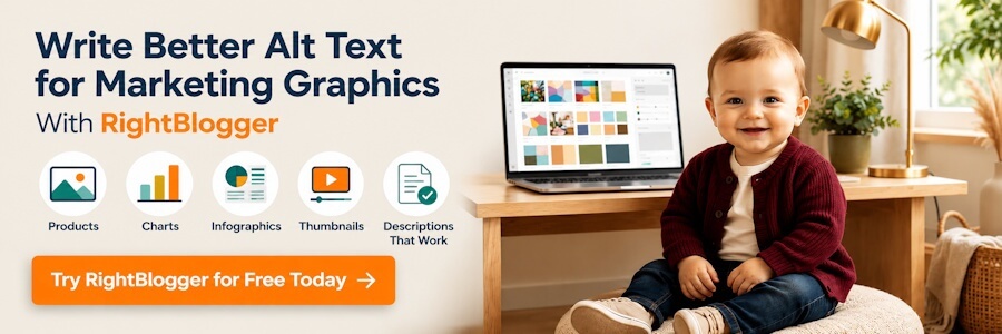 Baby dressed as a modern content creator sits in front of a laptop displaying a colorful content creation workspace Baby dressed as a modern content creator sits in front of a laptop displaying a colorful content creation workspace