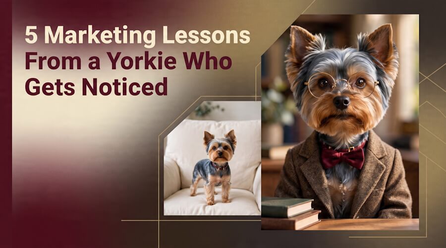 5 Marketing Lessons From a Yorkie for Content Creators
